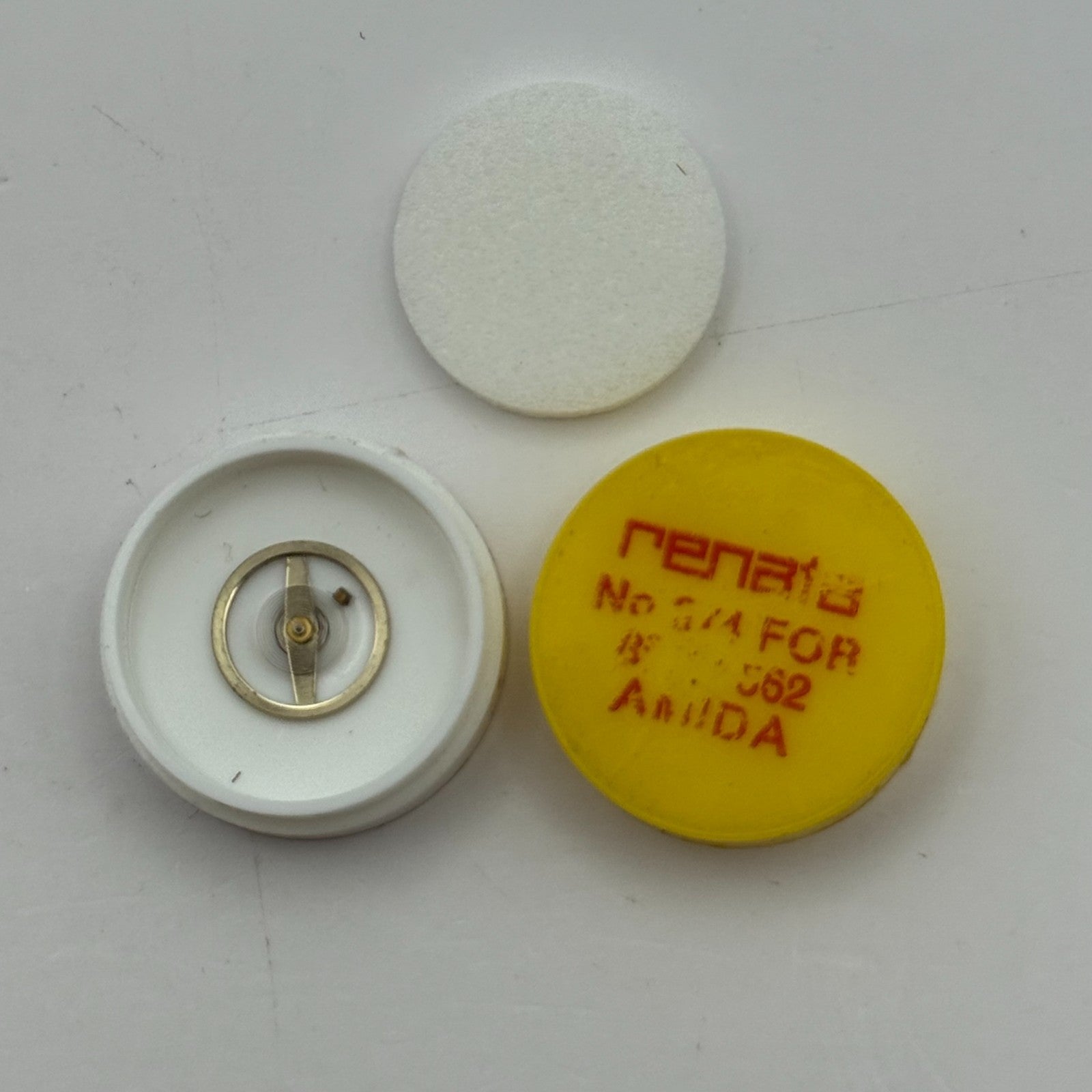 Amida 562 Balance Wheel Complete And Spring  8¾’’’ 874 Watch Movement Parts NOS