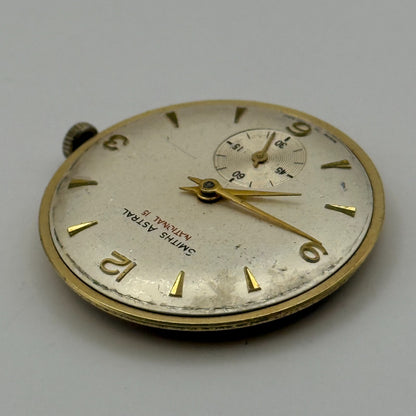 Smiths Astral National 15 60461E Watch Movement Manual Wind Vintage Parts 31.9mm