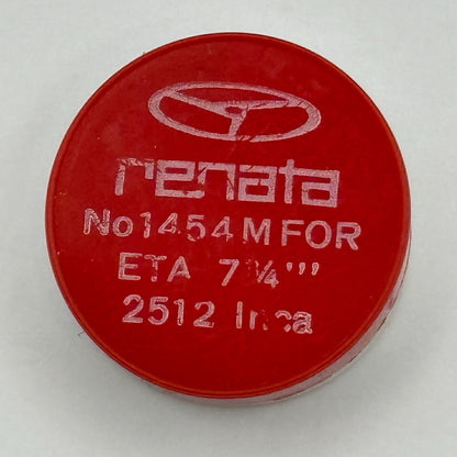 ETA 2512 Balance Wheel Complete And Spring 7¾’’’ 1454 M Watch Movement Parts 