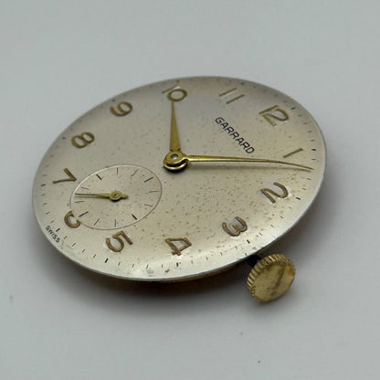 Garrard Felsa 391 Running Watch Movement Manual Wind Vintage Swiss Parts 27mm