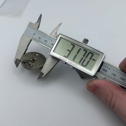 Landeron Brevet Watch Movement Chronograph Vintage Incomplete Parts Swiss 31.7mm