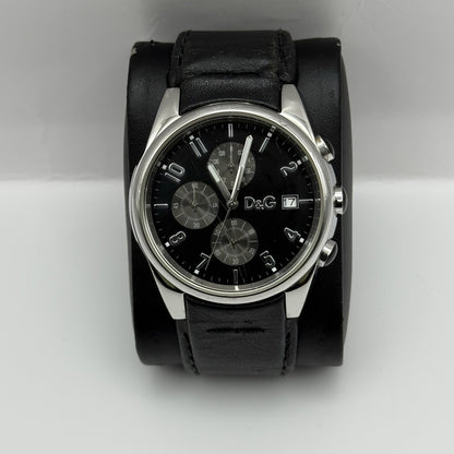 Dolce & Gabbana D&G 40mm Working Quartz Watch Date Display Stainless Steel