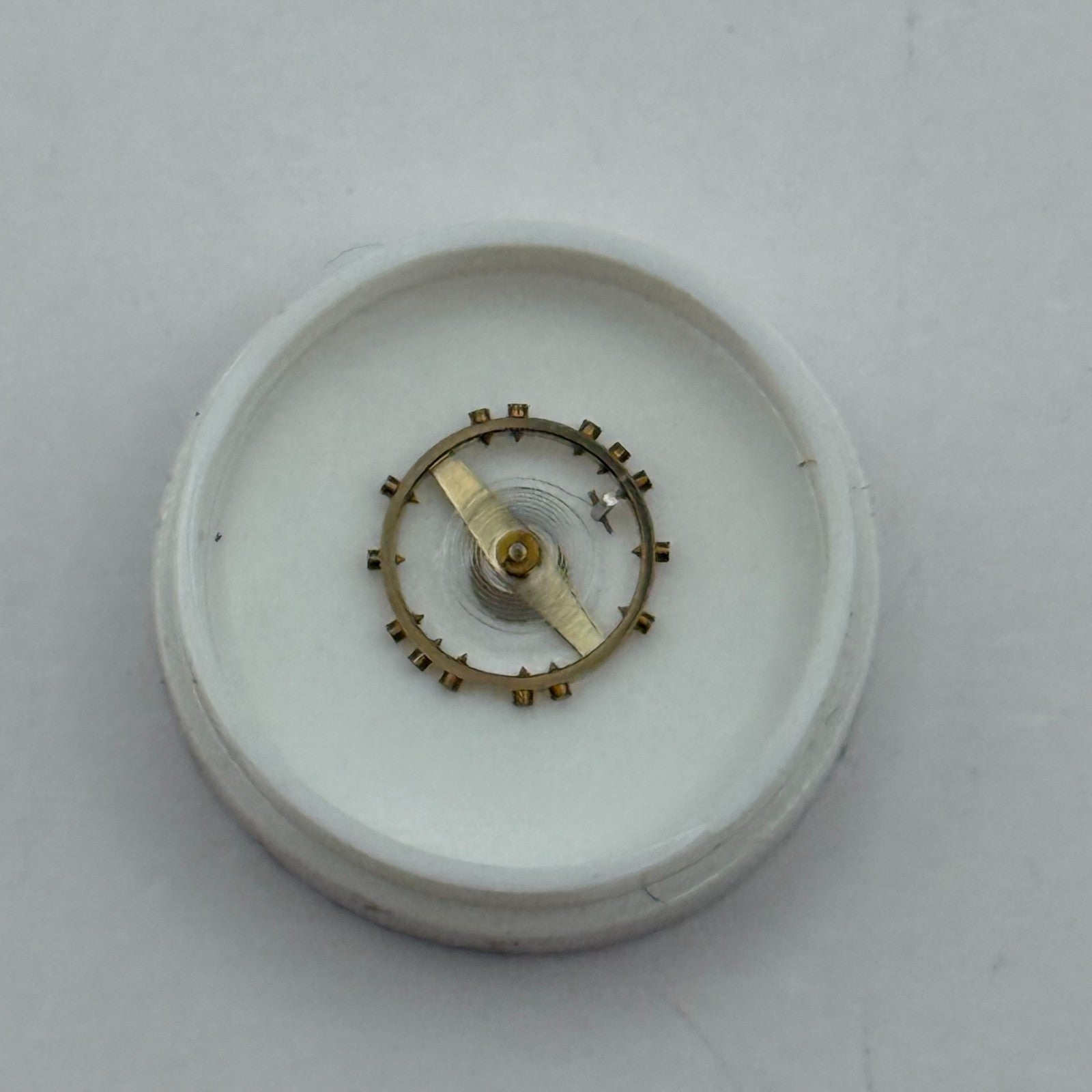 AS 1051 Balance Wheel Complete And Spring 5 1/4''' 34 M Watch Movement Parts NOS