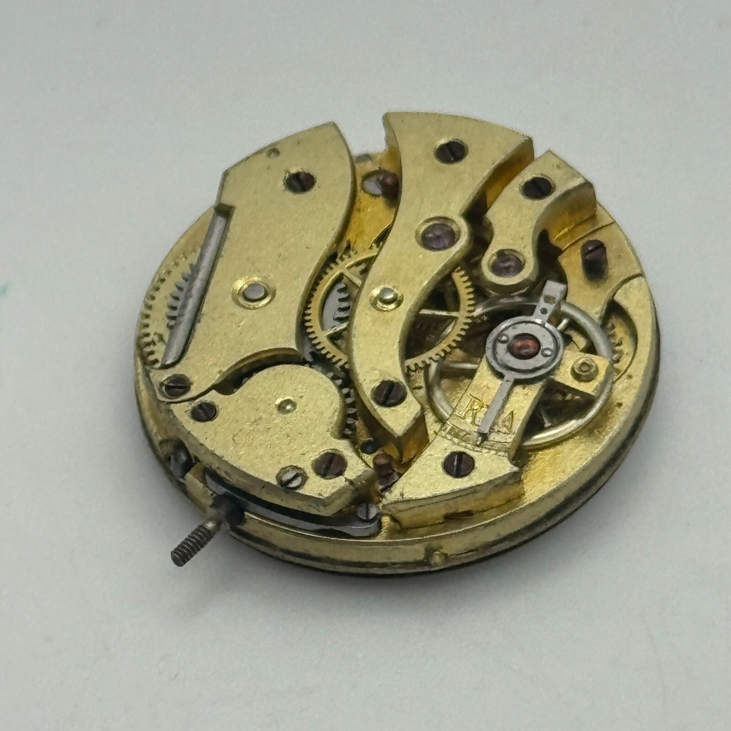 24.1mm Unidentified High Grade Manual Wind Watch Movement Vintage PARTS REPAIR