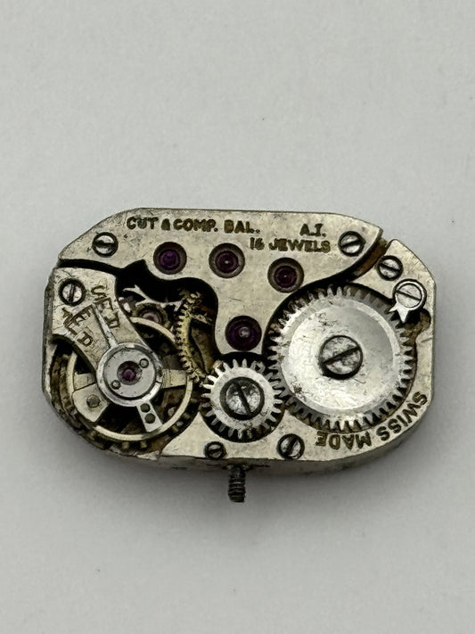 12.7mm Vintage A Schild AS 475 Swiss 322.2 Manual Wind Watch Movement PARTS