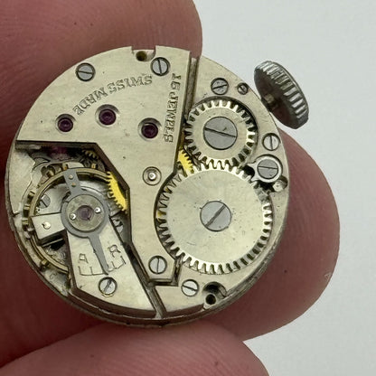 19.7mm Avia Dennison Denisteel Manual Wind Swiss Watch Movement Vintage PARTS