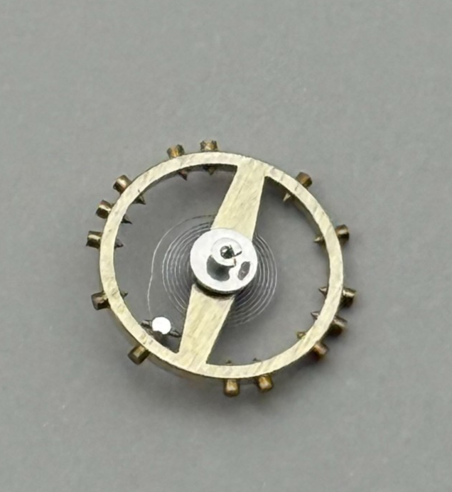 FHF 120 Balance Wheel Complete And Spring 6¾–8’’’ 205 M Watch Movement Parts NOS