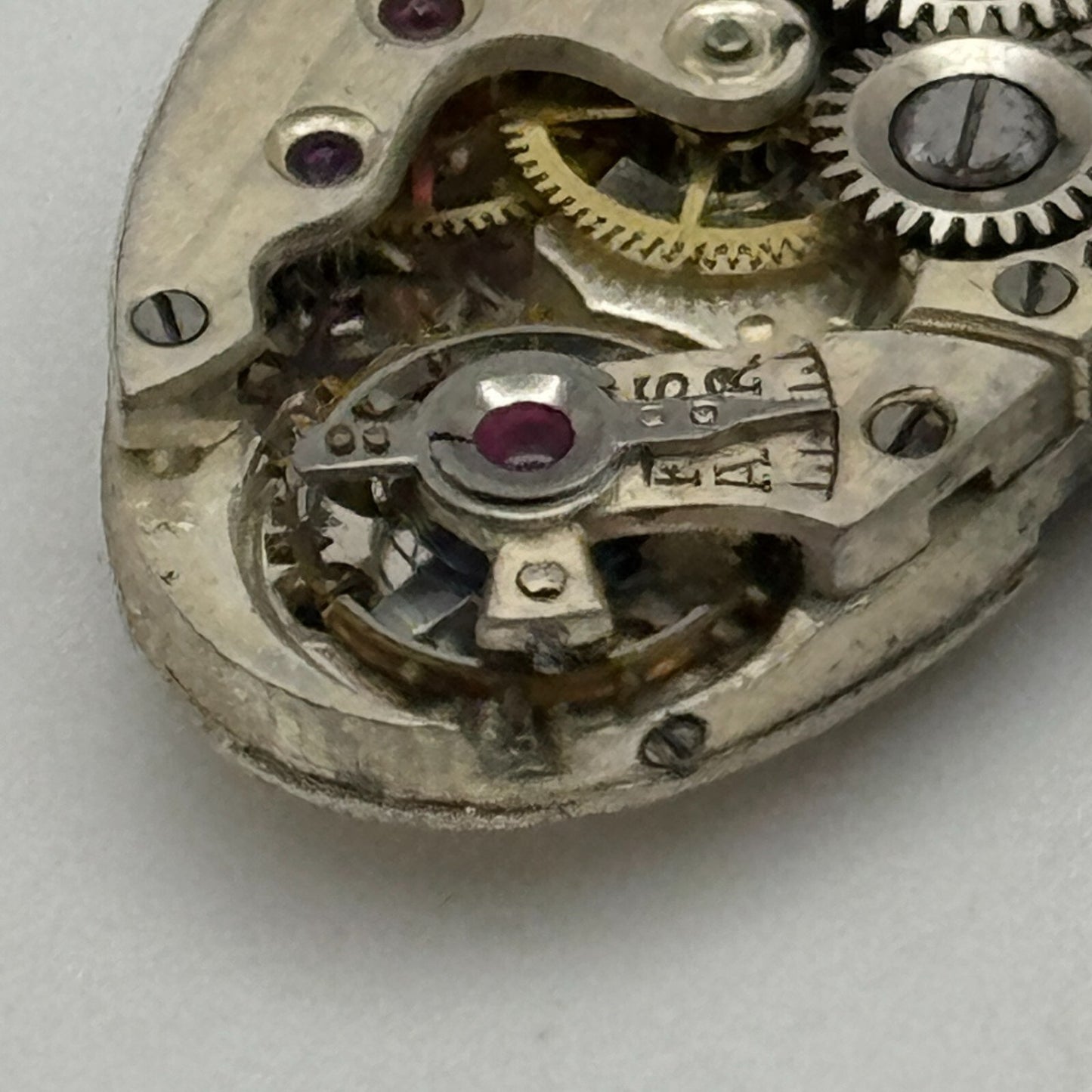 14.7mm ETA Oval 15 Jewels Swiss Manual Wind Watch Movement Vintage PARTS SPARES