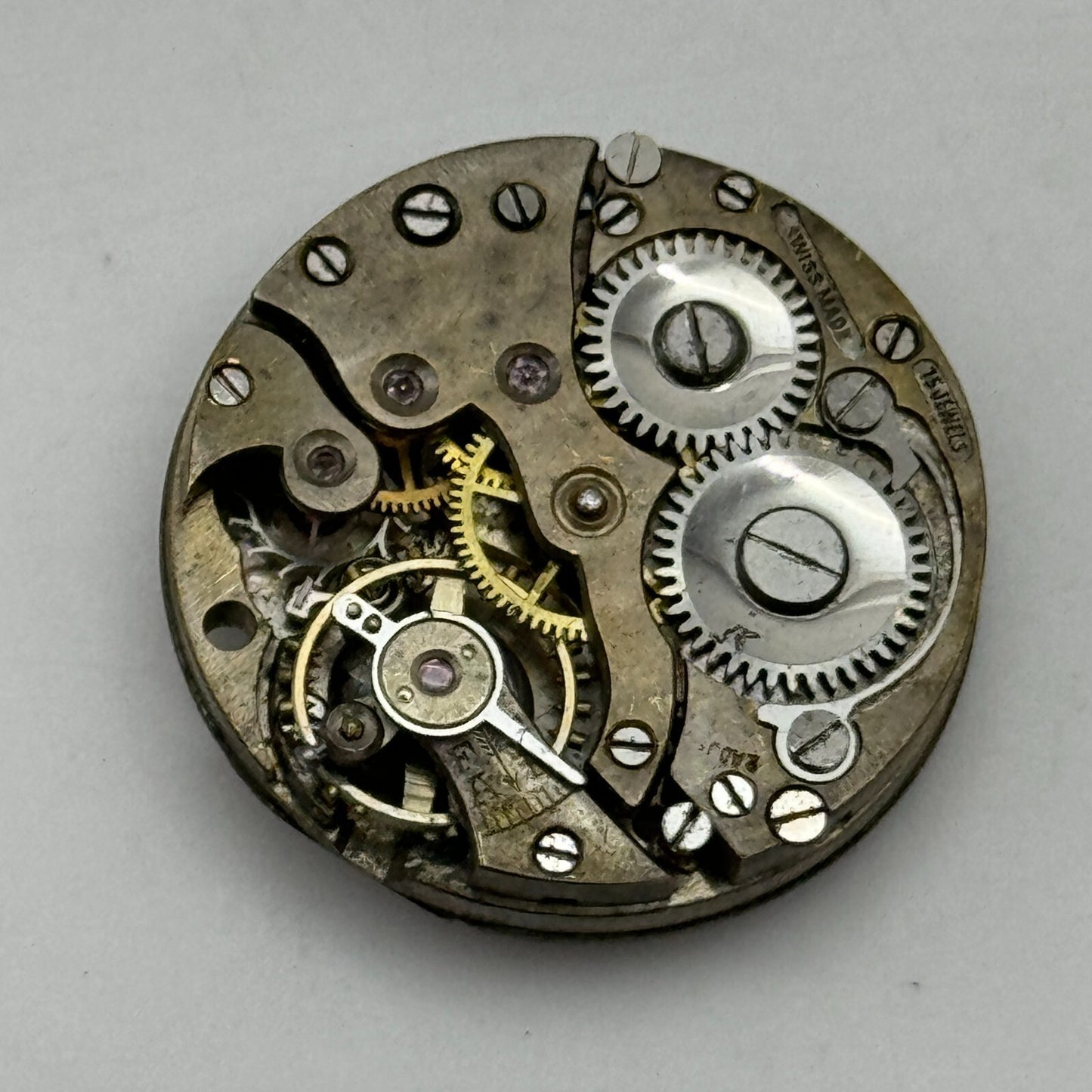 23.6mm SFG 15 Jewels Swiss Vintage Manual Wind Watch Movement PARTS SPARES