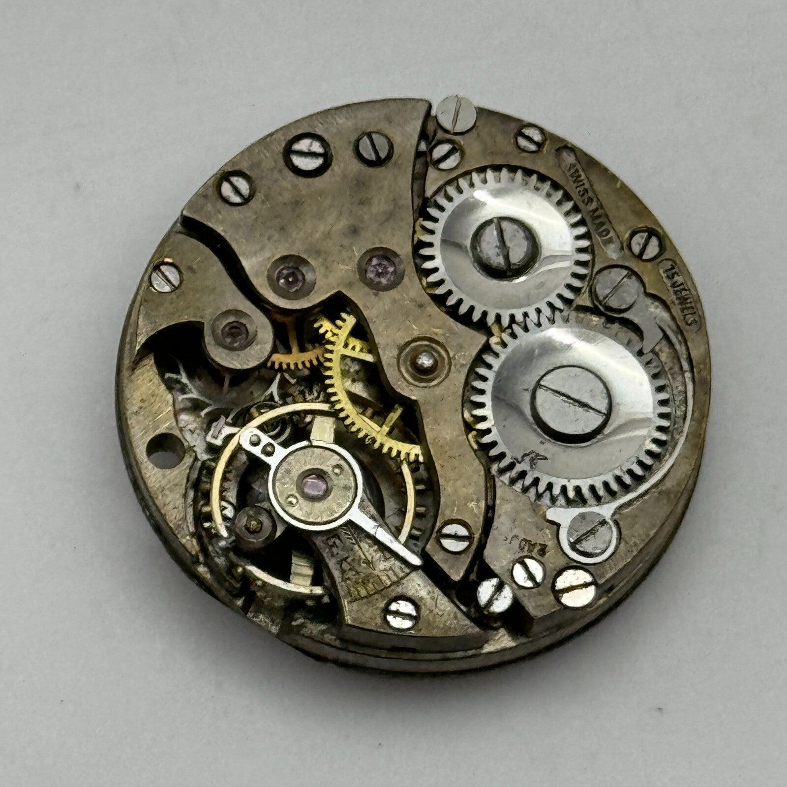 23.6mm SFG 15 Jewels Swiss Vintage Manual Wind Watch Movement PARTS SPARES