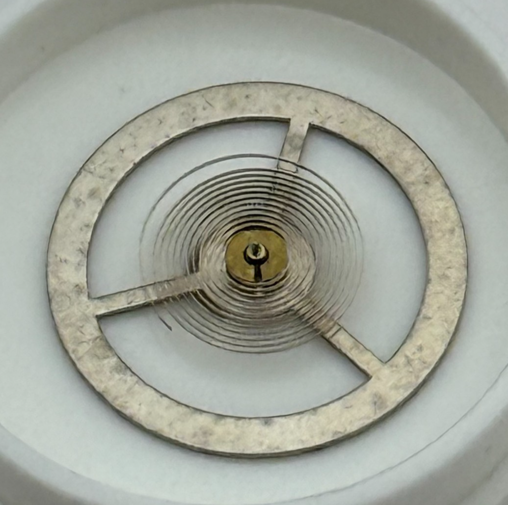 EB 8800 Balance Wheel Complete And Spring 12’’’ 1309 Watch Movement Parts 