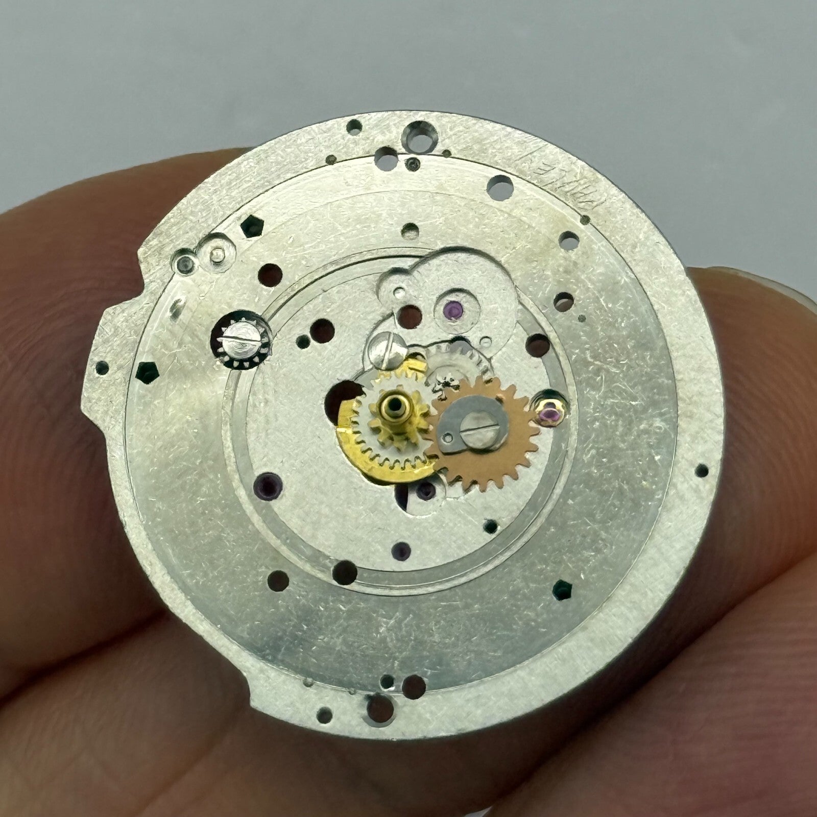 26mm Vintage Sindaco EB 8397-6 Partial Manual Wind Watch Movement PARTS REPAIR