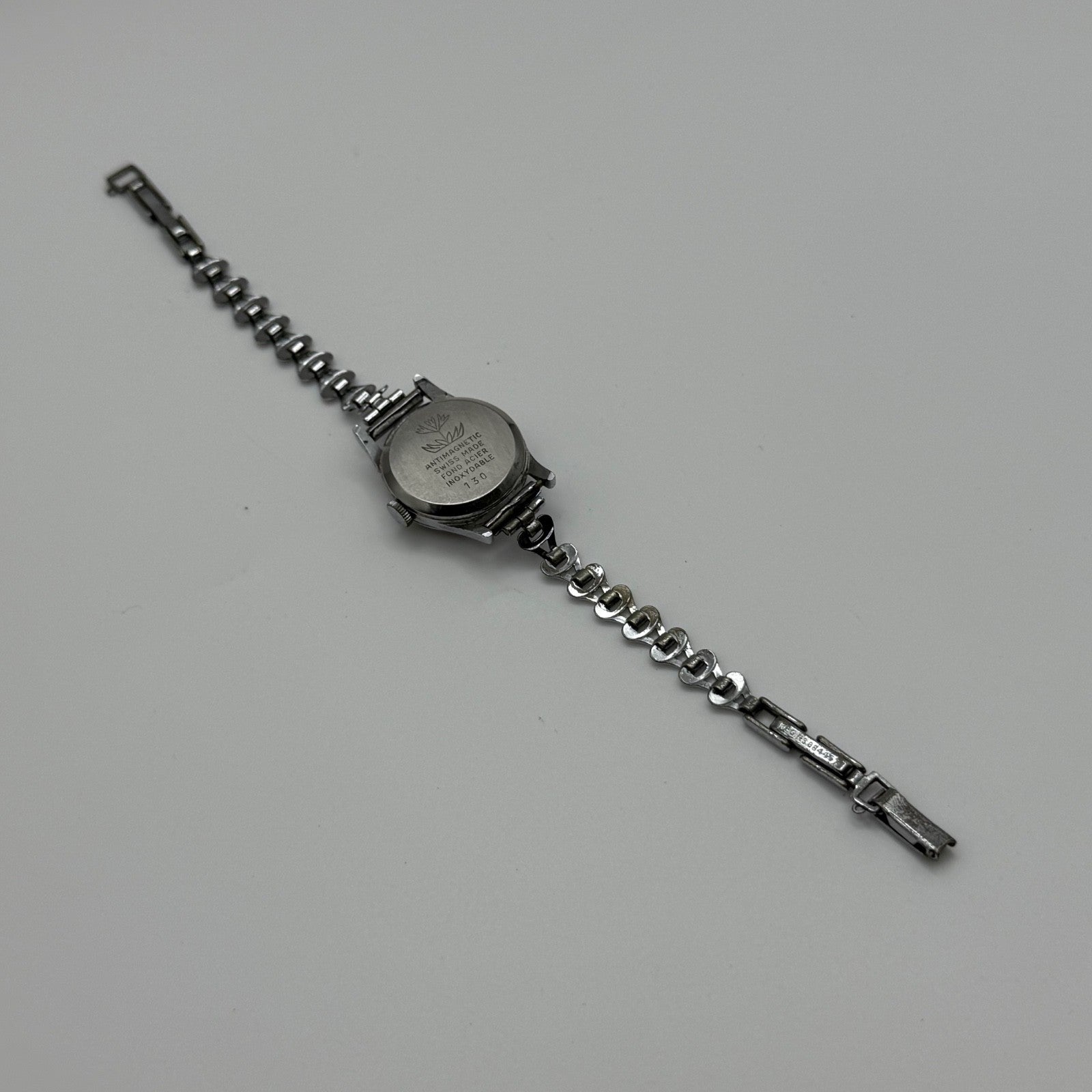 21mm Vintage Diantus 15 Jewels Sub Seconds Swiss Manual Wind Watch PARTS REPAIR