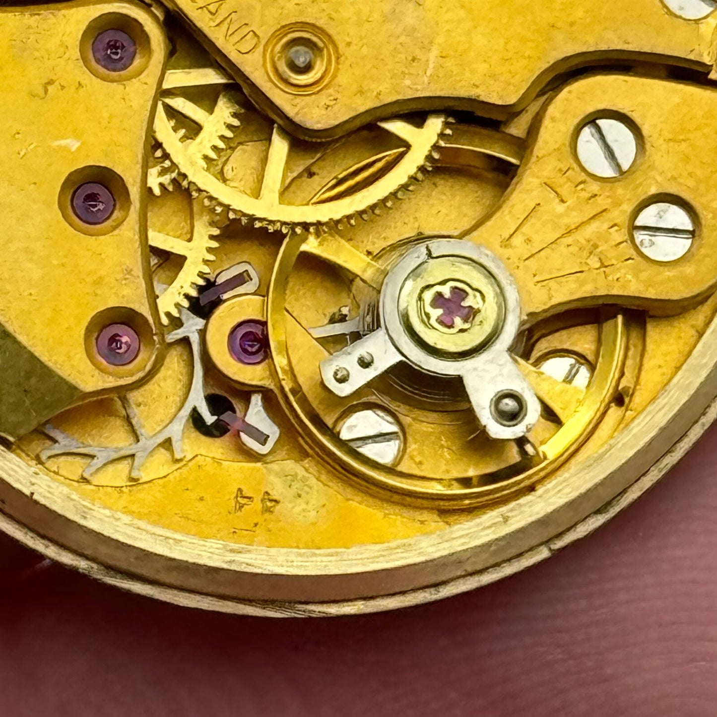 29.2mm Mens Running Smiths De Luxe Cal 44 Shockproof Swiss Watch Movement PARTS