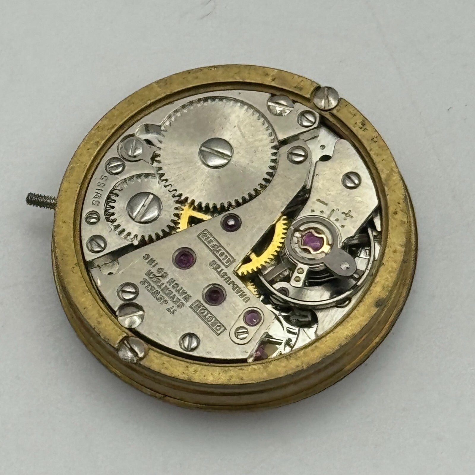 23.6mm Croton AL97 F314 Manual Wind Watch Movement Swiss Vintage PARTS SPARES