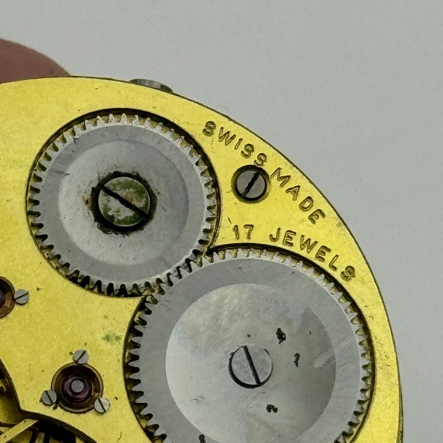 42.9mm High Grade Hendersons 17 Jewels Balance Ok Hunter Pocket Watch Movement