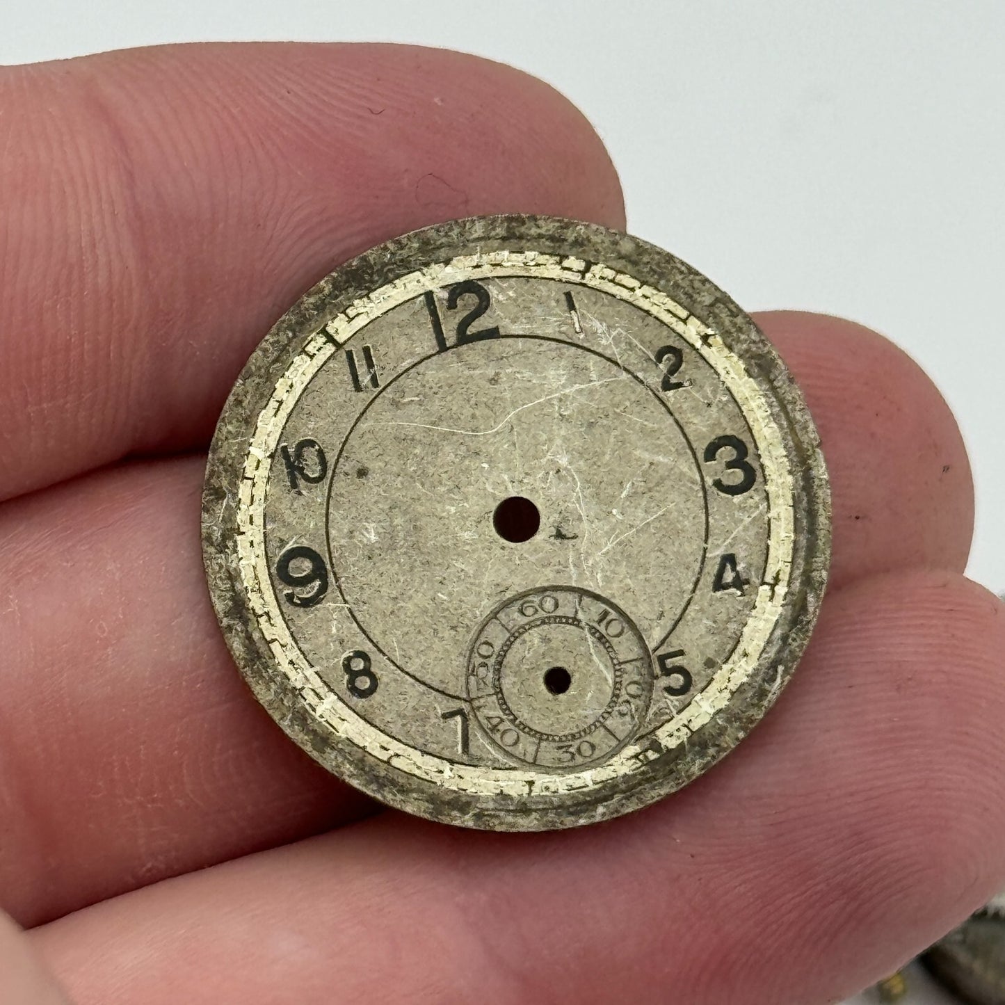27.1mm Men's Bernex FHF 15 Jewels Trench Watch Movement Manual Wind Swiss PARTS