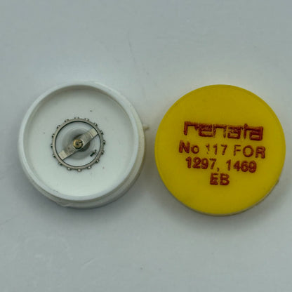 EB 1297 1469 Balance Wheel Complete And Spring  117 Watch Movement Parts NOS