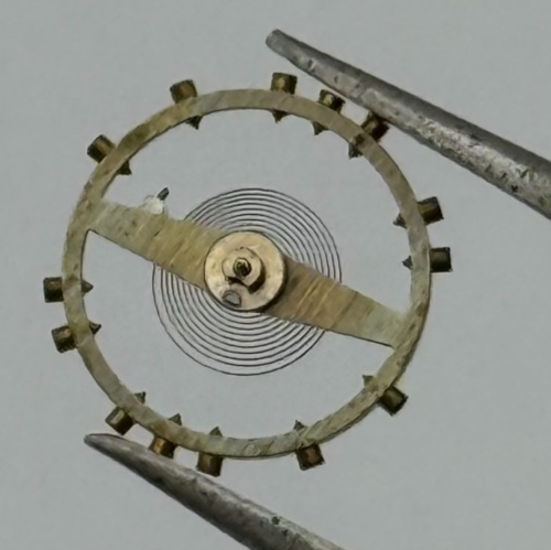 AS 984 Balance Wheel Complete And Spring 10 1/2’’’ 30 M Watch Movement Parts NOS