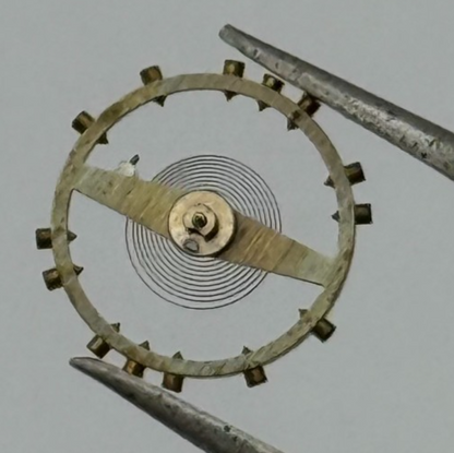 AS 984 Balance Wheel Complete And Spring 10 1/2’’’ 30 M Watch Movement Parts NOS