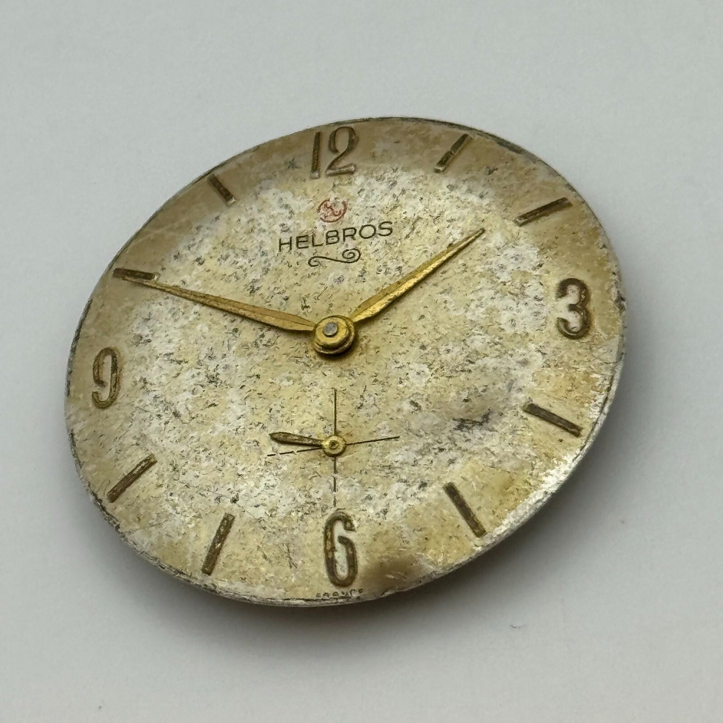 25.9mm Helbros PS32 Manual Wind Swiss 7 Jewels Watch Movement Vintage PARTS