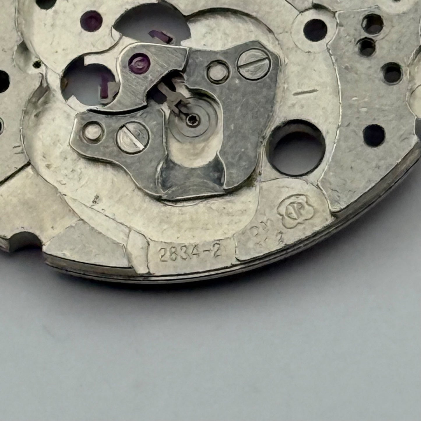ETA 2834-2 DM 01-2 Watch Movement Incomplete Automatic Vintage Parts 25.9mm