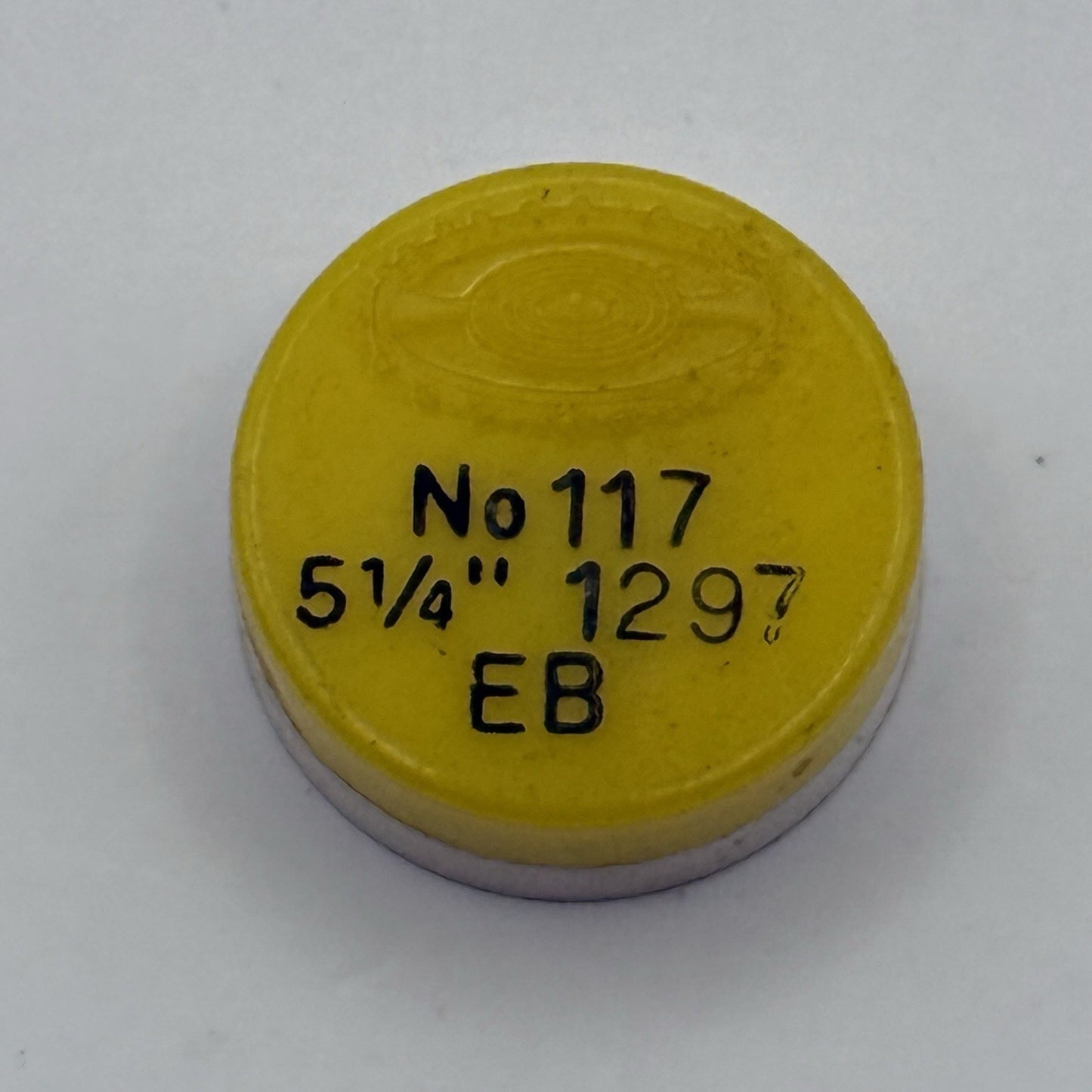 EB 1297 Balance Wheel Complete And Spring 5 1/4''' 117 Watch Movement Parts NOS