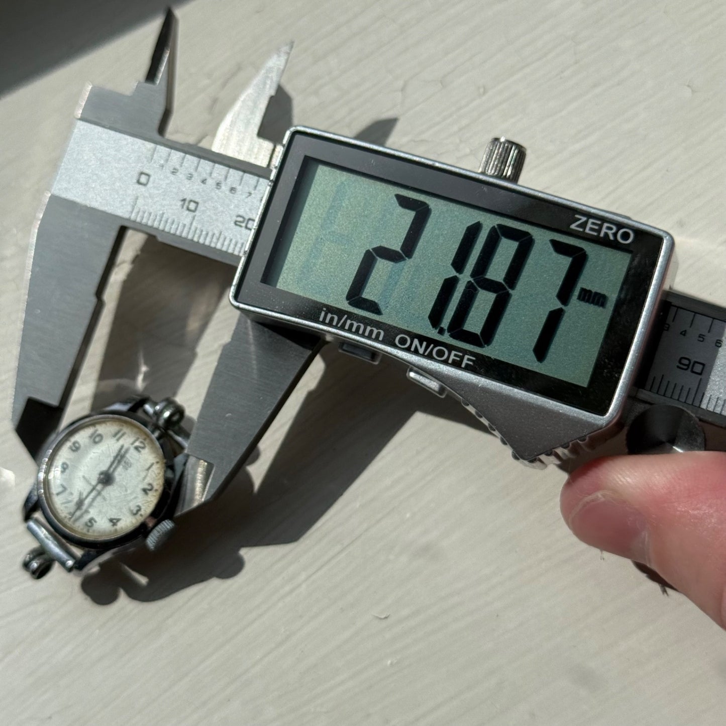 Vintage 21mm Smiths Cal 201 Jewelled Sub Second Manual Wind Watch PARTS / REPAIR