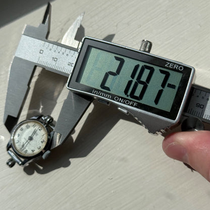 Vintage 21mm Smiths Cal 201 Jewelled Sub Second Manual Wind Watch PARTS / REPAIR