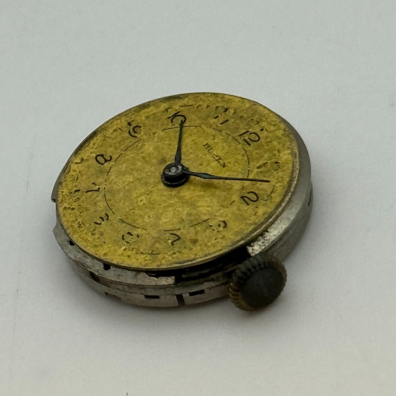 19.6mm Running Buren Cal 355 Manual Wind Swiss Watch Movement Vintage PARTS
