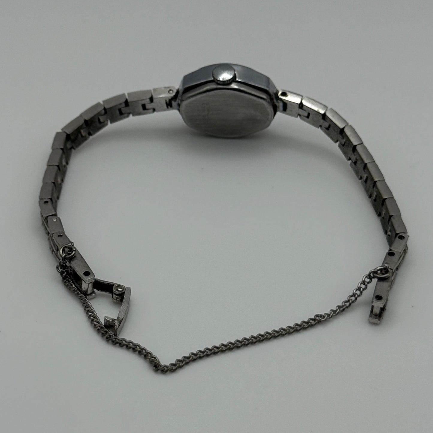 17mm Vintage Ross 17 Jewels Stainless Swissl Manual Wind Watch PARTS / REPAIR