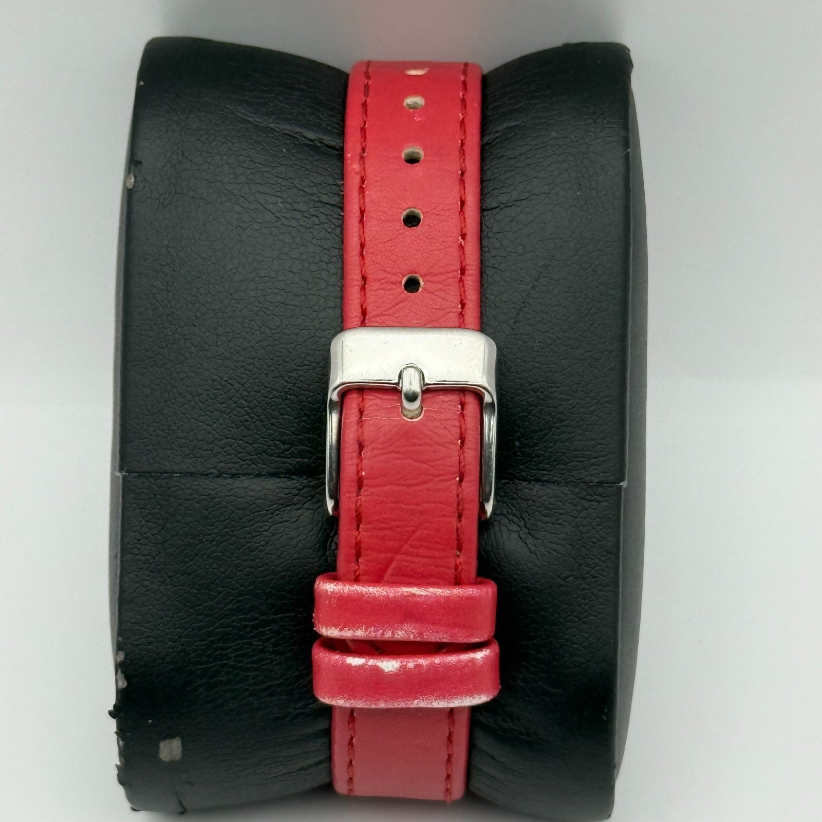 D for Diamond Unisex Kids Time Teacher Quartz Watch Red Strap Japan Working 23mm