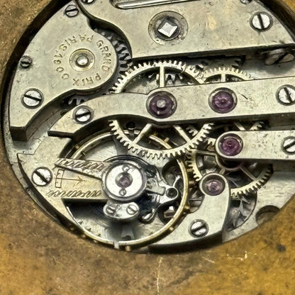 Paris Grand Prix 1900 Watch Movement Manual Wind Vintage Parts Repair 36.9mm