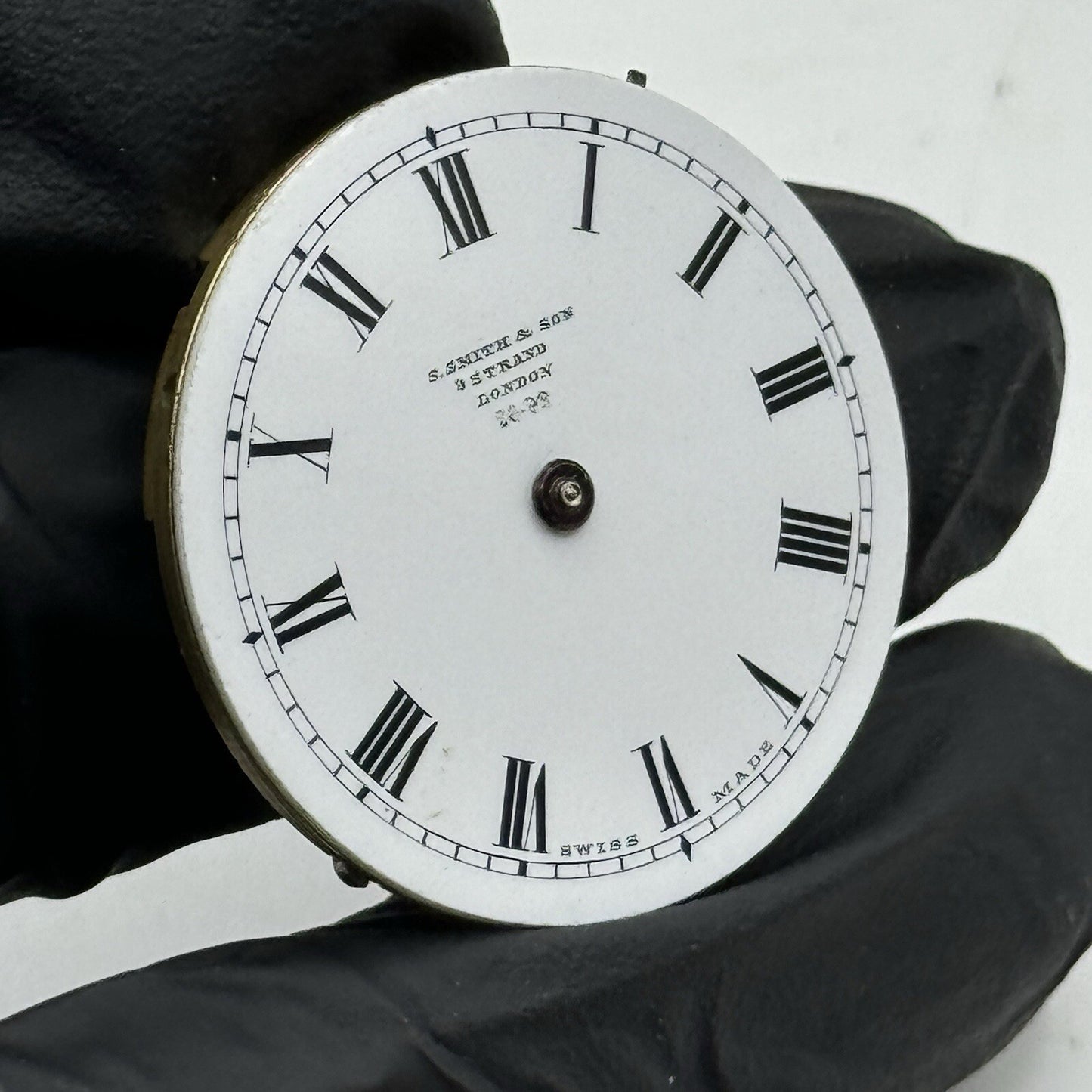 31.1mm S Smith & Son London Quality Pocket Watch Movement And Dial To Restore