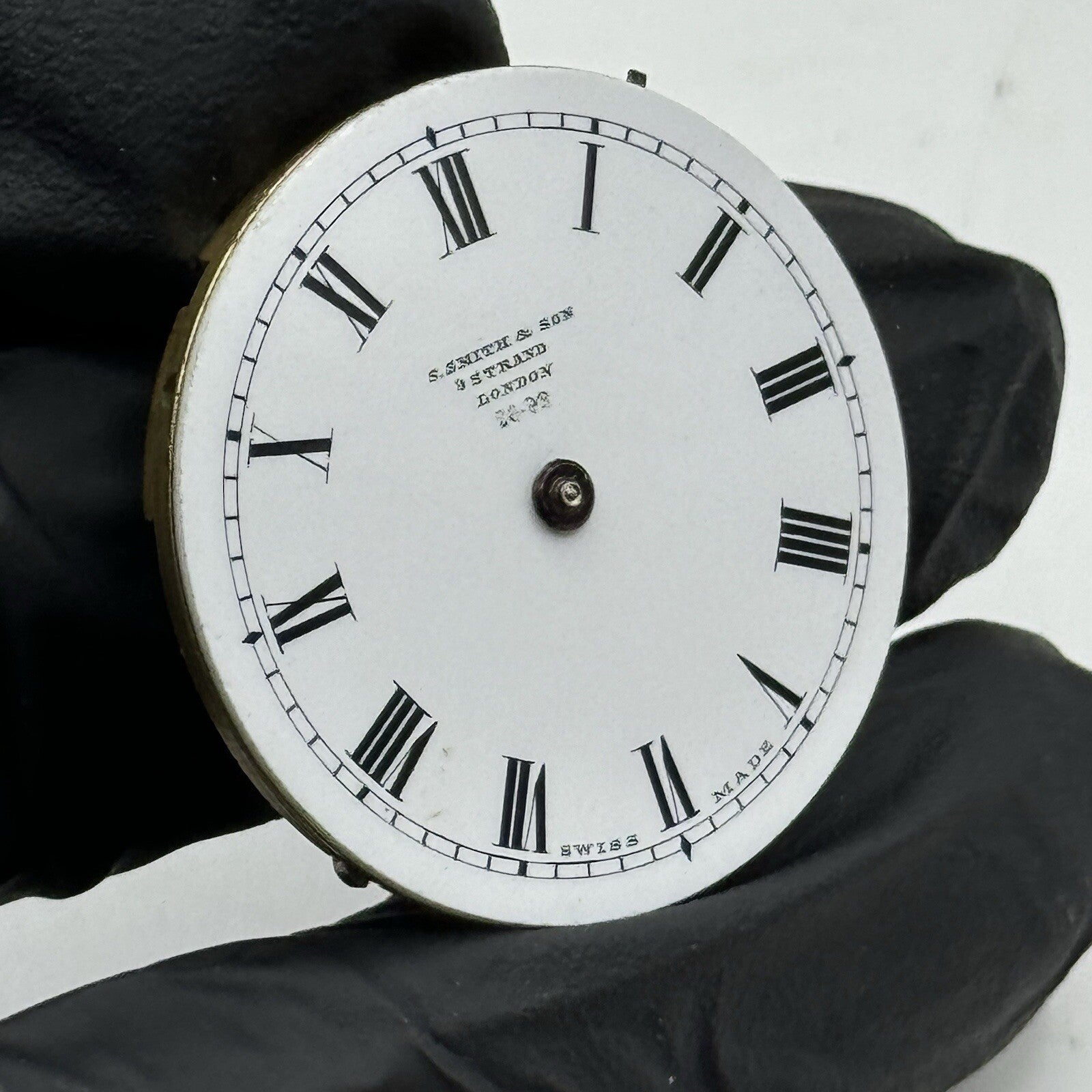 31.1mm S Smith & Son London Quality Pocket Watch Movement And Dial To Restore