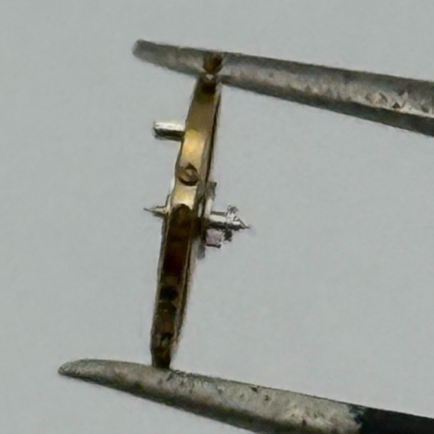 FHF 120 Balance Wheel Complete And Spring 6 3/4-8'''  205 Watch Movement Parts