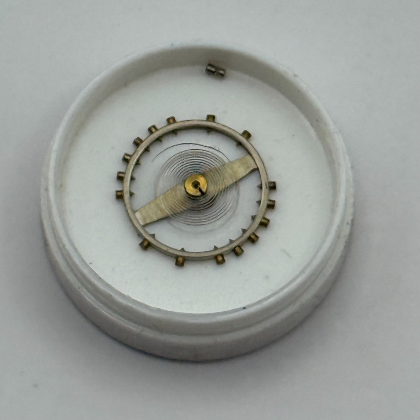 Lanco 1022 Balance Complete 10 1/2''' Renata 232 M Watch Movement Parts DAMAGED