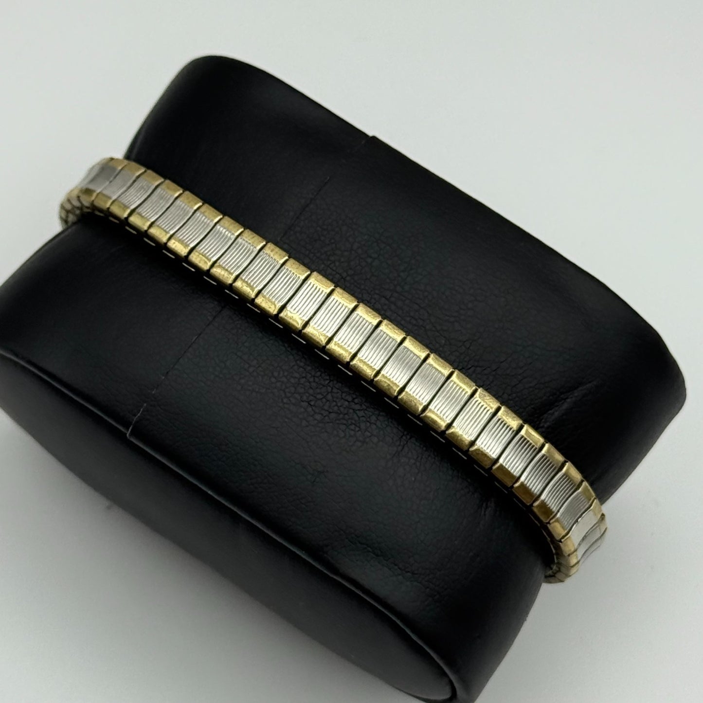 21mm Working Ladies Two Tone Philip Mercier S565S Quartz Watch Expandable Strap