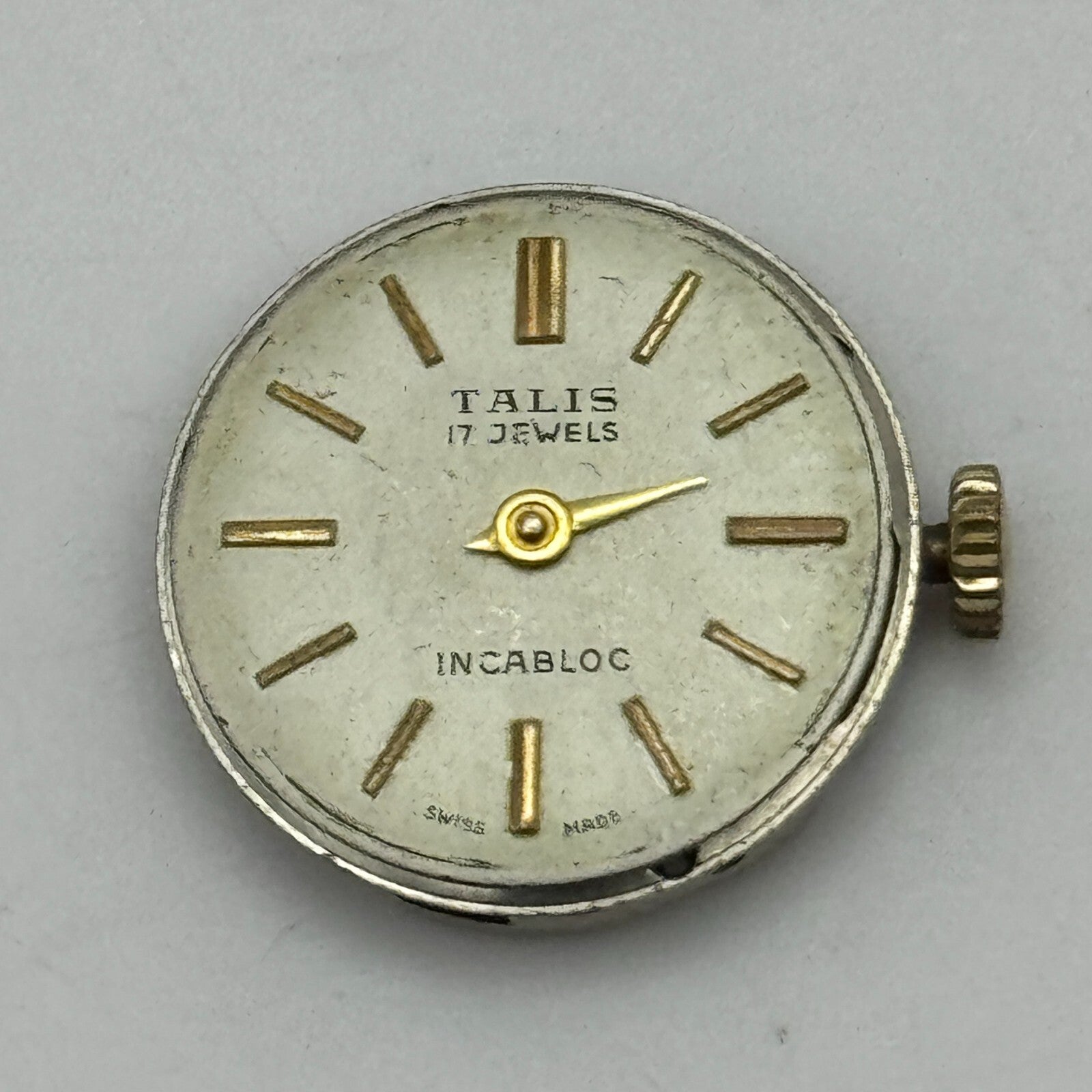 17.5mm Ladies Talis FHF 34 Balance Ok Watch Movement Swiss Vintage PARTS SPARES