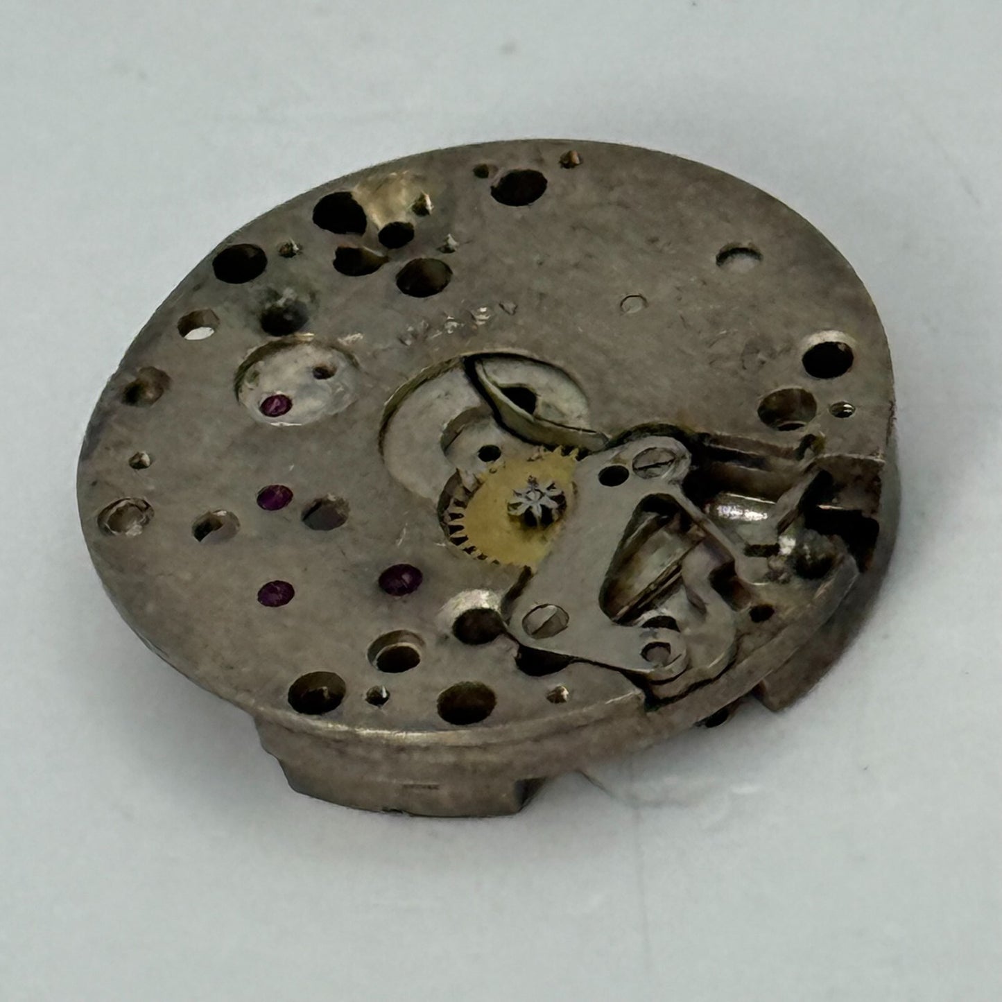 19.7mm Vintage AS 970 A Schild Partial Manual Wind Watch Movement PARTS REPAIR