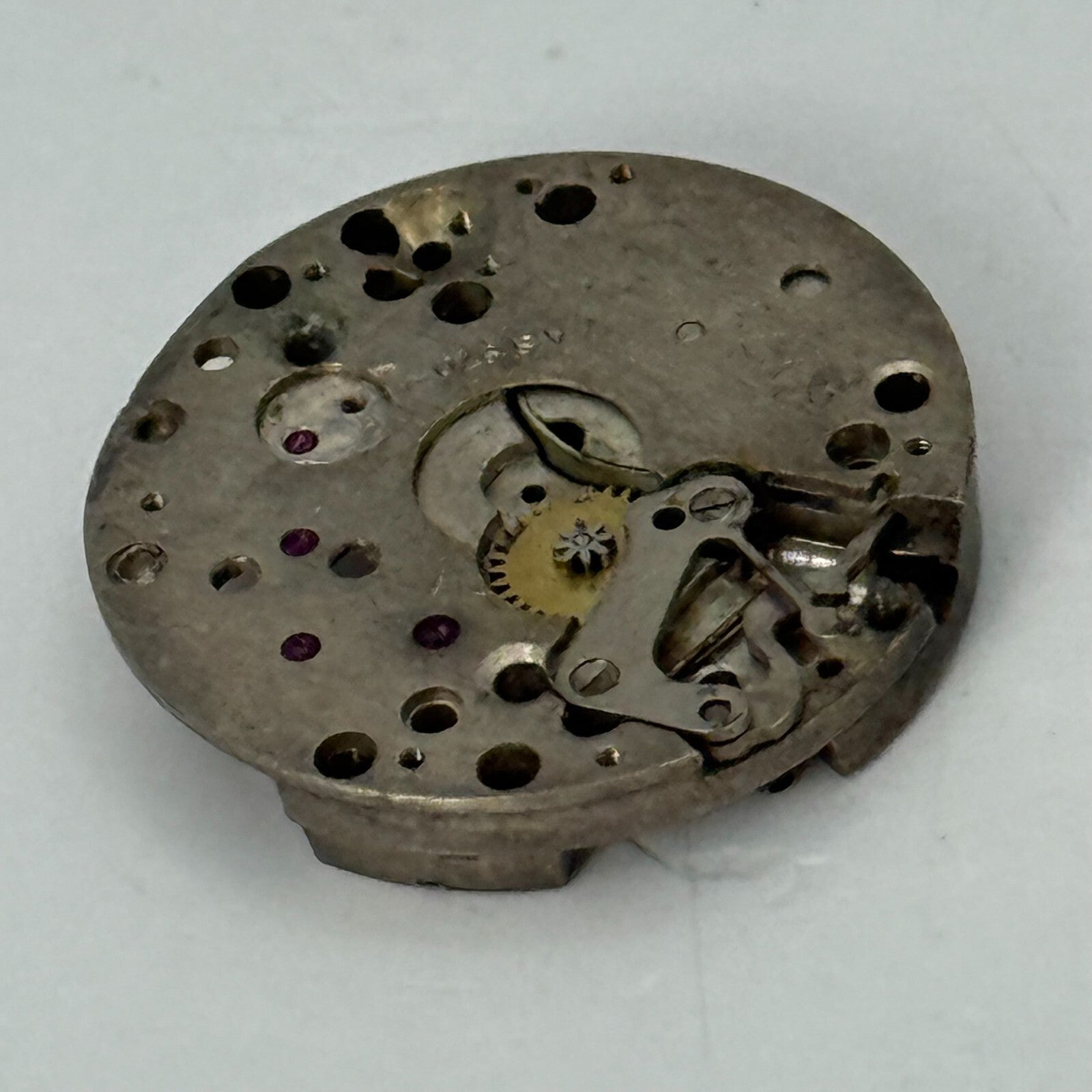 19.7mm Vintage AS 970 A Schild Partial Manual Wind Watch Movement PARTS REPAIR