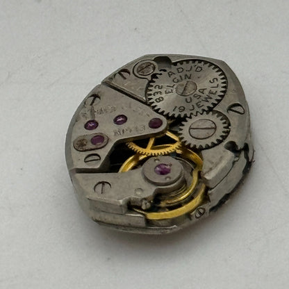 13.2mm Ladies Elgin 832 Rare 19 Jewels Manual Wind Watch Movement PARTS SPARES
