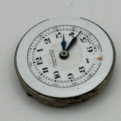 22mm Franklands Vital Pulse 60 Second Dial Trench Watch Movement Manual Wind