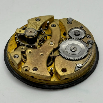 43.2mm Vintage Open Face Sub Seconds Balance Ok Pocket Watch Movement PARTS