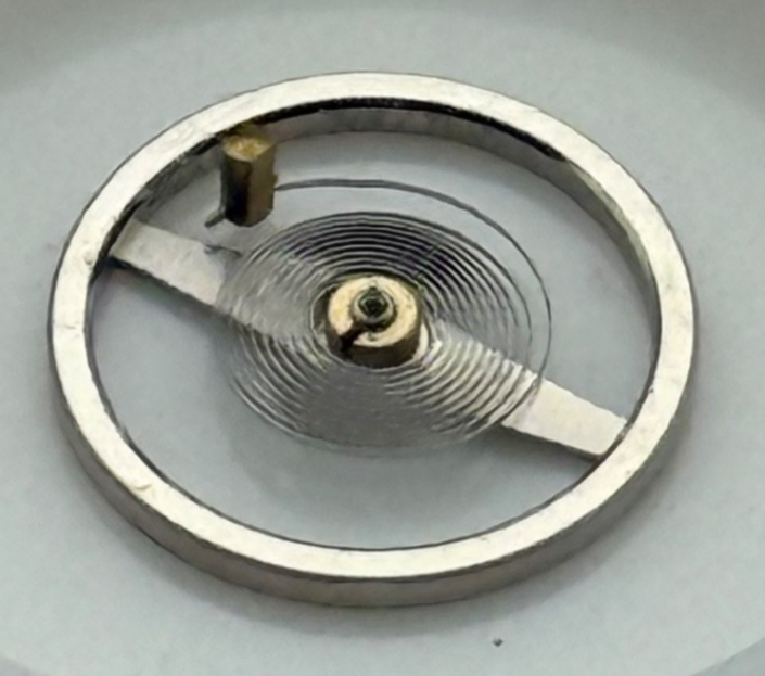 Oris 611 Balance Wheel Complete And Spring KIF 820 M Watch Movement Parts NOS