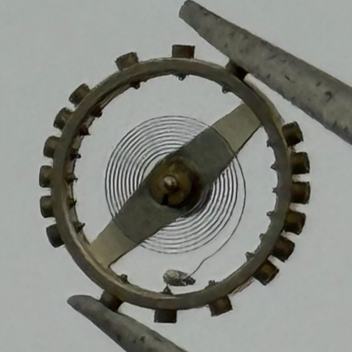 AS 976 1012 Balance Wheel Complete And Spring  29 M Watch Movement Parts NOS