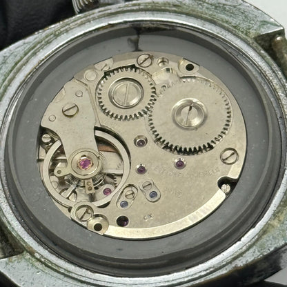 36mm Men’s Vintage Cronel Shock Protected Date Dial Swiss Watch PARTS REPAIR