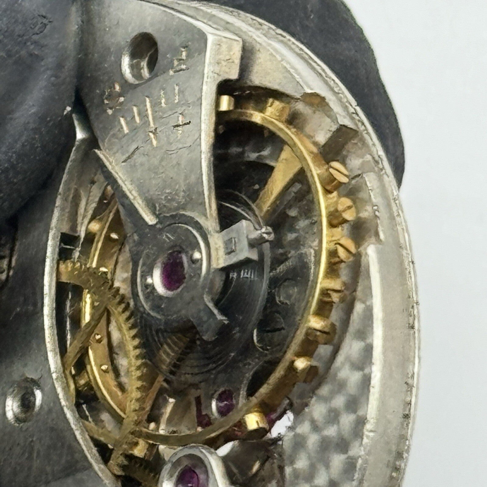 38.7mm Certina Kurth Freres KF 260 Pocket Watch Movement FOR PARTS Repair