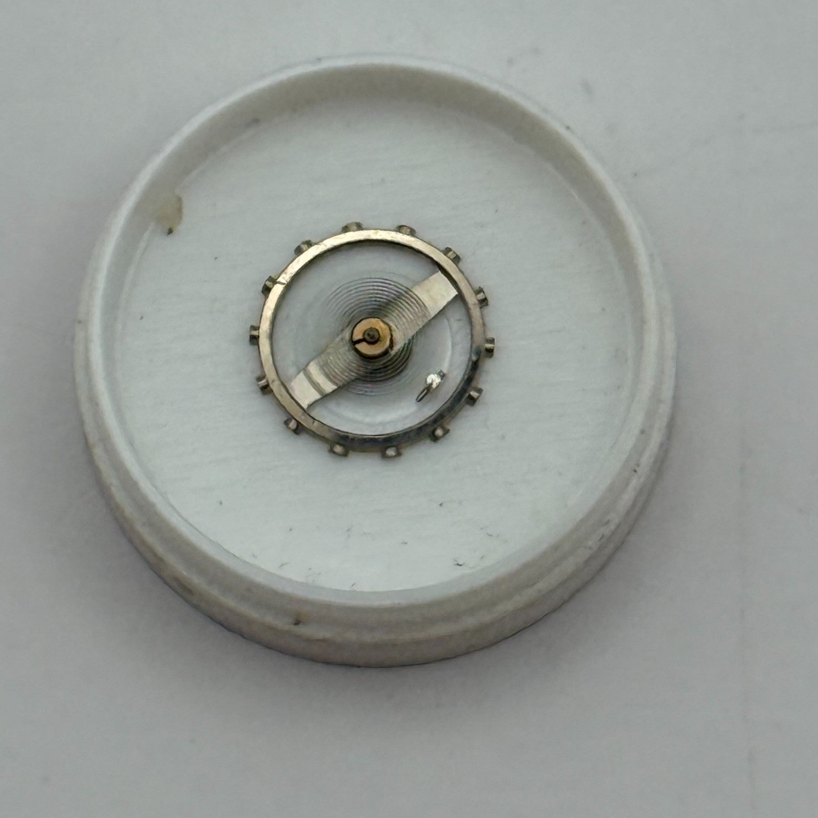 Brac 2021 2051 Balance Wheel Complete And Spring 69 M Watch Movement Parts NOS