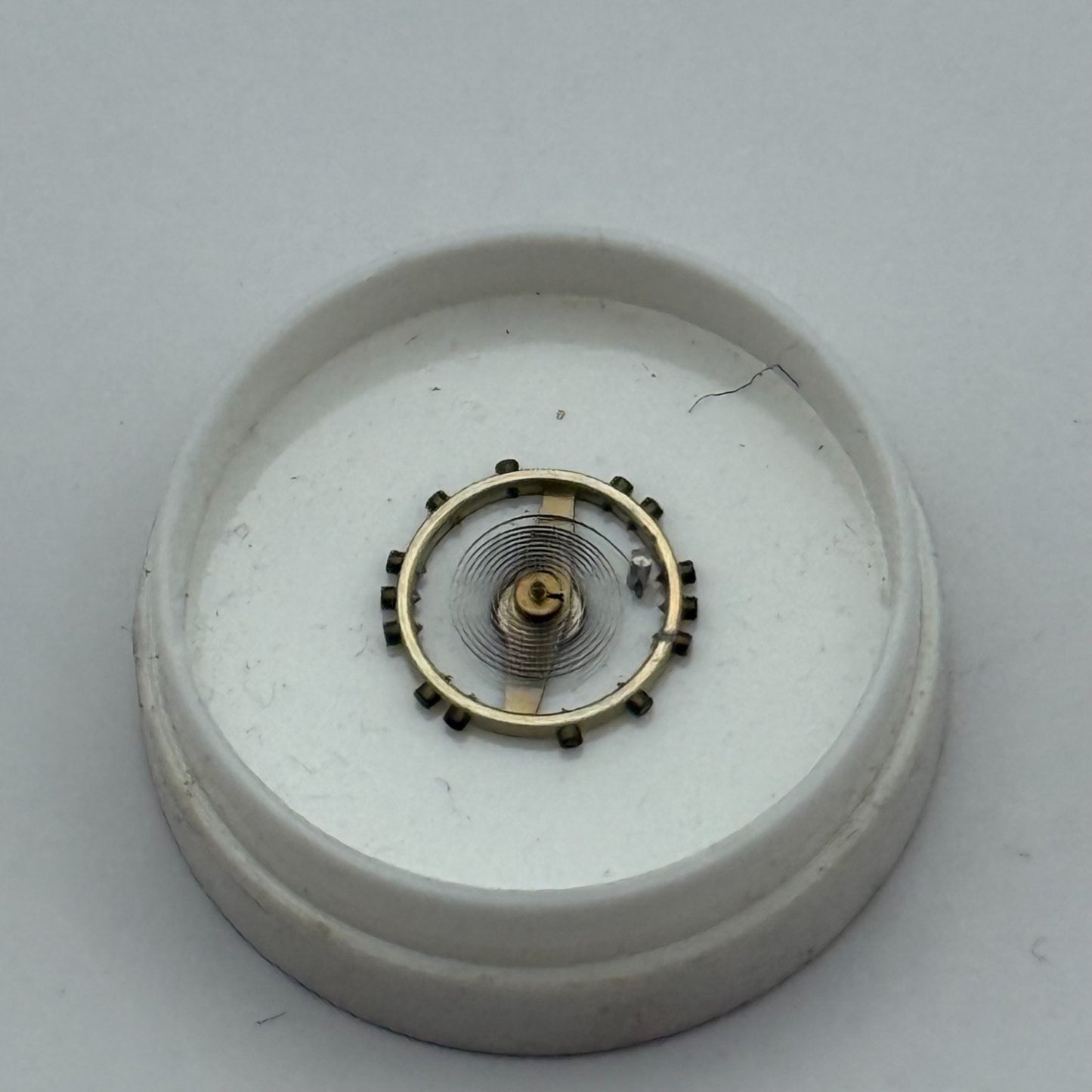 AS 655 Balance Wheel Complete And Spring 5¼’’’  22 Watch Movement Parts NOS 